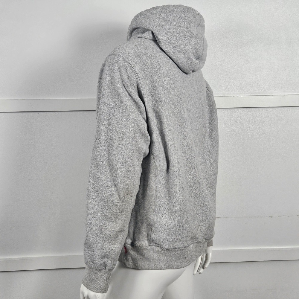 Supreme Box Logo Hoodie Heather Grey 2024 Embroidered Mens XL - Picture 3 of 7